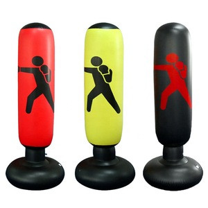 Stress Relief Inflatable standing Punching Bag fitness sand bag for Adults Teenage