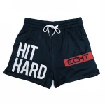 Summer Men Shorts Mens Printed Letters Shorts Fitness Exercise Beach short pants Breathable Mesh Quick-Drying Jogger Casual Sho
