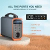 Sunark 200W Portable Power Station Solar Dc Output 12V Portable Charger For Phone