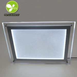Super-slim advertising decorative light box