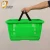 Import Supermarket goods plastic shopping basket from China