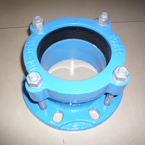 supplying ductile iron pipe fitting flange adaptor with price