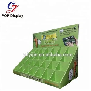 Tabletop Cardboard Display Stands, Retail PDQ Packaging, POS Display For Supermarket Chain Store