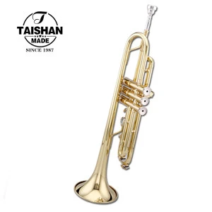 TAISHAN 801 Musical Instrument Bb Tone Basic type of Trumpet with 7C Mouthpiece