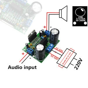 TDA7293 AC 12V to 32V 100W Monaural Mono Single Channel Digital Audio Amplifier
