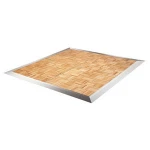 Teak Wood Finish Cam Lock Dance Floor