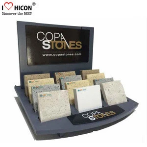 Technical Salesperson Factory Price Wood Slotted Display Stands Stone Panel Display Stands For Tiles Canada