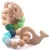 Import Teething for Babies Wooden Teether Bracelet Organic Beech Wood Animals Handmade Crochet Beads Eco Friendly Infant Toys from China