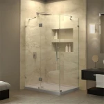 Tempered Glass Shower Circular Sliding Shower Doors