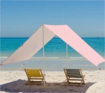 Tents Beach Tent with Sand Anchor Portable Canopy Sunshade Beach Tent Sun Shelter Pop-Up Wind Protection Portable