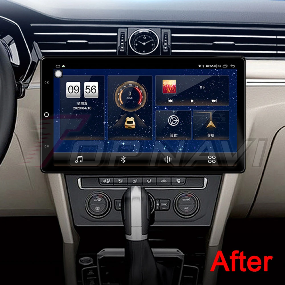 TeslaStyle 13.3 Inch Android 10.0 Auto Radio Player 4G LTE 2 Din Rotatable Universal Carplay Radio Car Video Auto Stereo DVD GPS