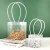 Import TGBA-8d024 Transparent PVC Gift Bag with Handle Clear Plastic Handbag For Flower Gift Clothing Cake from China