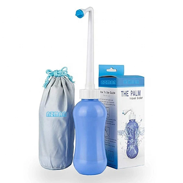 The Palm | Handheld Personal Bidet, Portable, On-the-Go, Travel Bidet with 450ML Water Capacity, Extra Long Pointed Nozzle Spray