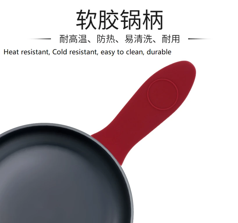 Thermal insulation reusable silicon Handle Sleeve for Hot Pot in Small Version to Protect Hands safe