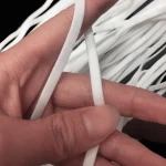thick and soft nylon spandex material elastic ear band in stock wholesale stable welding skin-friendly elastic