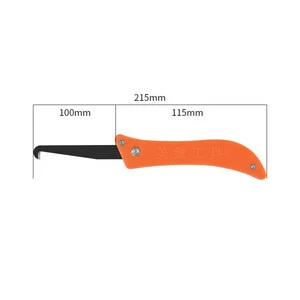 Tile Beauty Seam Jointing Knife Golf Club Grip Change Remover Tool Knife with Hook Blade 1*handle+3*blade