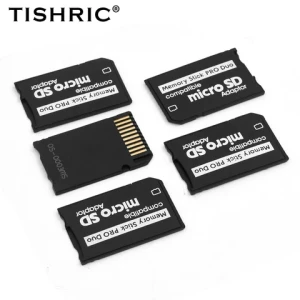 TISHRIC Memory Stick Pro Duo Card Reader Micro SD SDHC TF To Memory Stick MS Pro Duo Adapter for Game /PSP/Camera