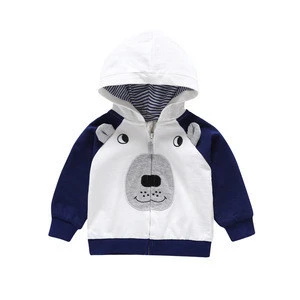 Toddler Fall Winter Warm Cotton hooded kid Clothes Baby Coat long sleeve jacket with hood
