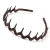 Import Toothed Hair Hoop Antislip Hair Clip Retro Headband Wash Face Headband Hair Accessories from China