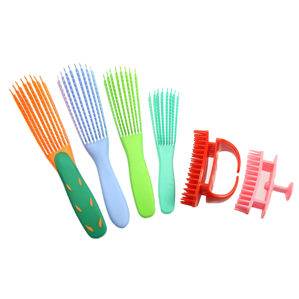 Top quality nylon hair brush plastic detangling wholesale professional custom hair scalp massager shampoo brush