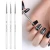 Import Top quality Transparent crystal nail art drawing pen nail art liner painting brush from China
