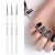 Import Top quality Transparent crystal nail art drawing pen nail art liner painting brush from China