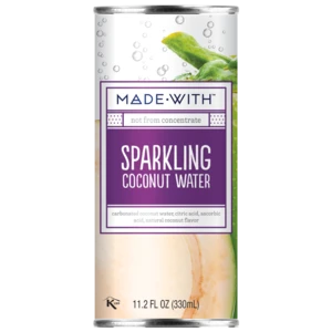 Pure Coconut Sparkling Water with All Natural Organic Ingredients