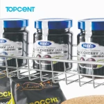 TOPCENT kitchen cabinet accessories stainless steel 3 layers kitchen pull out wire basket