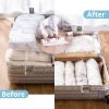 Travel Packing Storage Space Saver Bags Organizer Resealable Vacuum Dress T-Shirt Bag Vacuum Seal Storage Bags Rolls