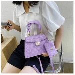 Trendy crossbody bags women hand bags unique purses and handbags 2 pieces