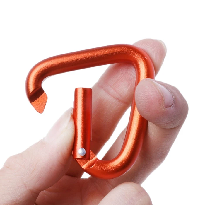 Triangle Carabiner Outdoor Camping Hiking Keychain Snap Clip Hook Kettle Buckle Carabiner Accessories