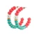 Import TTT Jewelry Shaped Stone Disc Heishi Beads Horse Eye Charming Part Hoop Heishi Earring For Girls from China