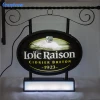 Two Sided rum lighted round bar signs