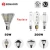 Import Ul Dlc Listed E27 E40 Led Retrofit Kits 30W 40W 50W 75W Led Street Corn Light from China