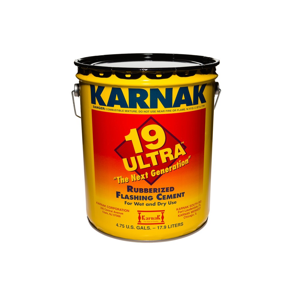 Ultra Rubberized Cement 5 Gal KARNAK Professional Wet Or Dry Rubberized Cement Made In Usa