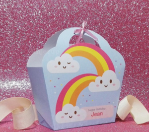 Unicorn Theme Cartoon Paper Bags Baby Shower Souvenirs Gift Candy Boxs Birthday Party Decorations Event Party Supplies