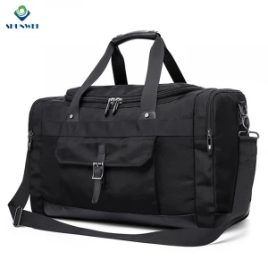 Unisex Weekender Travel Duffel Bag Luggage Tote Overnight Bag Multipurpose outdoor foldable travel gym canvas duffel bag
