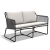 Import Urban european style outdoor furniture 3 seater rope sofa set designs garden sofa set from China