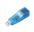 Import USB 2.0 To LAN RJ45 Ethernet Network Card Adapter For PC 10/100Mbps Transparent blue Ethernet Network LAN Card Converter from China