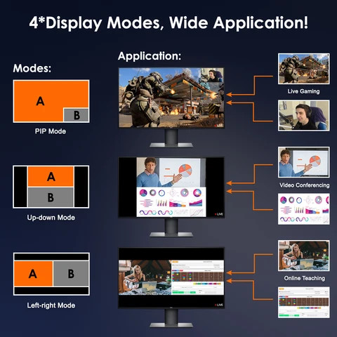 Buy Usb 3.0 1080p Streaming Obs Capturing Gaming Live Recording 2 Video ...