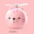 Import USB charging Cute Small Pocket Led Make up mirror for Gift Cute animal shapes Cosmetic mirror with fan from China
