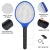 Import USB rechargeable fly swatter mosquito swatter insects killer bug zapper mosquito swatter from China