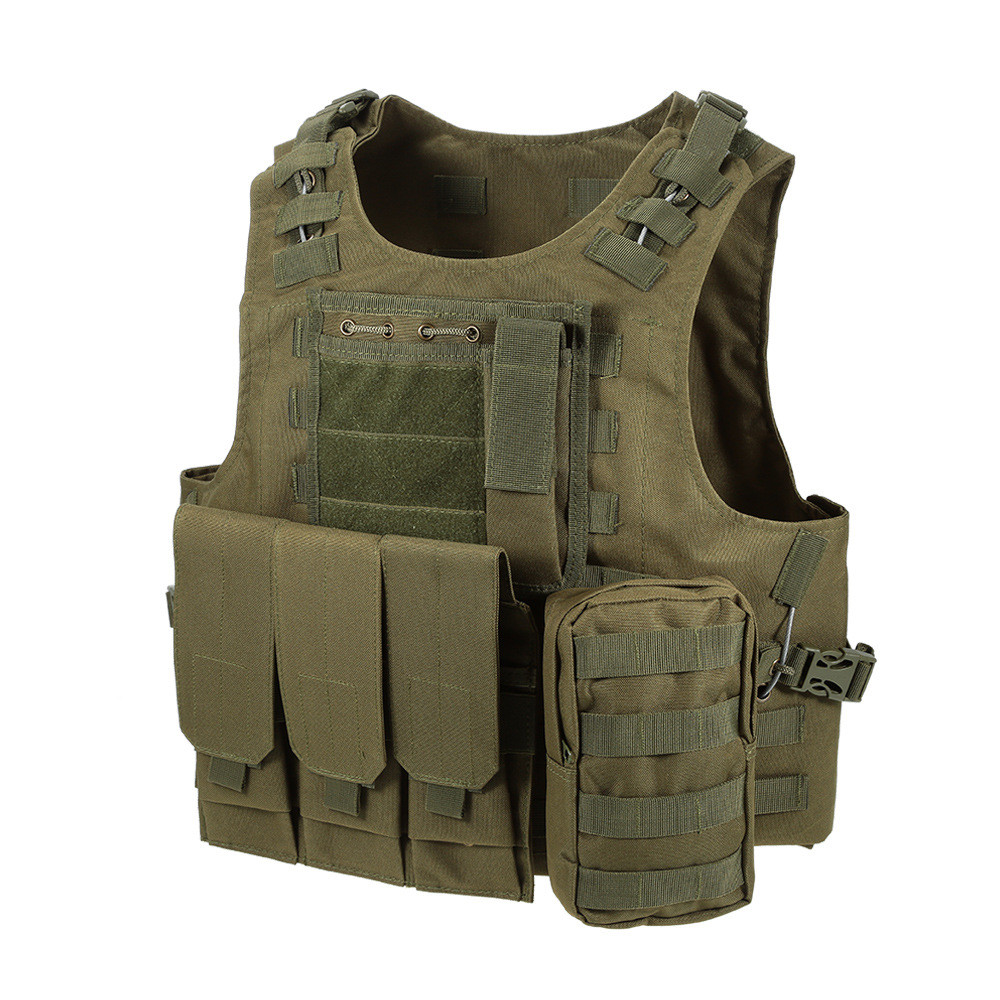 USMC Airsoft Military Tactical Vest Molle Combat Assault Plate Carrier Tactical Vest 11 Colors CS Outdoor Clothing Hunting Vest