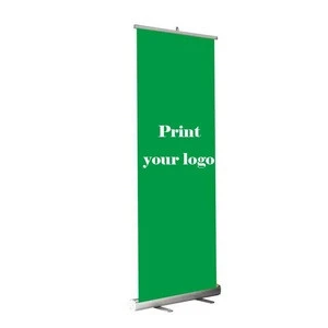 utility Roll Up Banner Stand Display with digital imaging