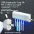Import Uvc Toothbrush Sterilizer Box Wall-Mount Toothbrush Sanitizer Holder Intelligent Rechargeable Toothbrush Disinfector from China