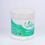 Valisa High Quality plastic cotton swabs/cotton buds swabs (rotating box)