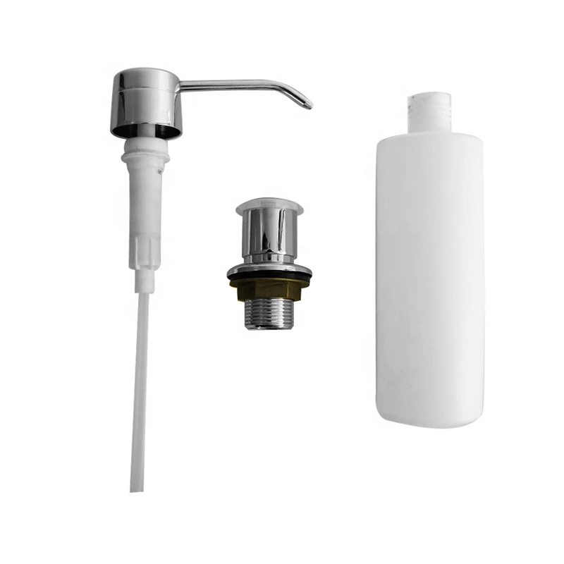 VANNSOO 300ML Kitchen Sink Soap Dispenser with Plastic Bottle