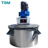 Vertical platform type stone like paint coating agitator 3000L horizontal mixer and other chemical equipment