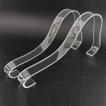 Very popular Clear Strectcher Strip Acrylic Shoe Display Rack Stand Shoe Holder Support For Women high heel shoes Store shop