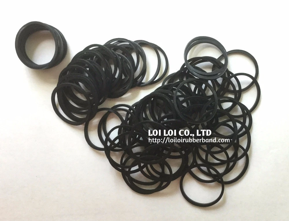Vietnam Products Manufacturers Black elastic rubber bands for Binding Wholesale round natural rubber band strong quality